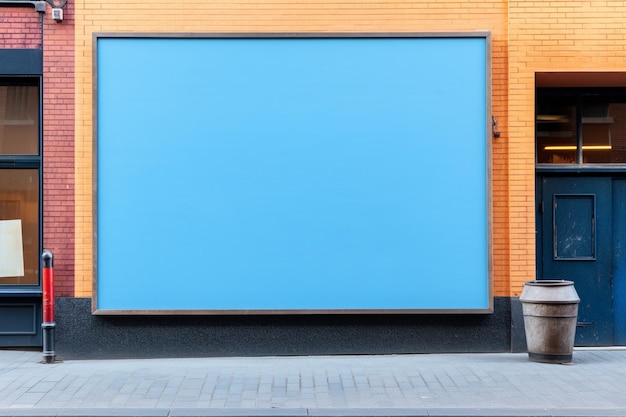 blank billboard mockup