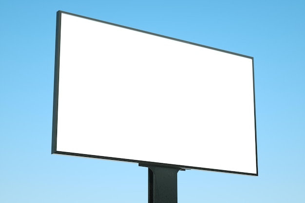 Blank billboard