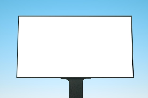 Blank billboard