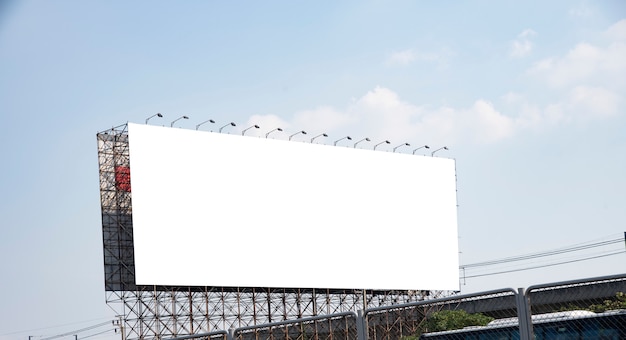 Blank billboard.