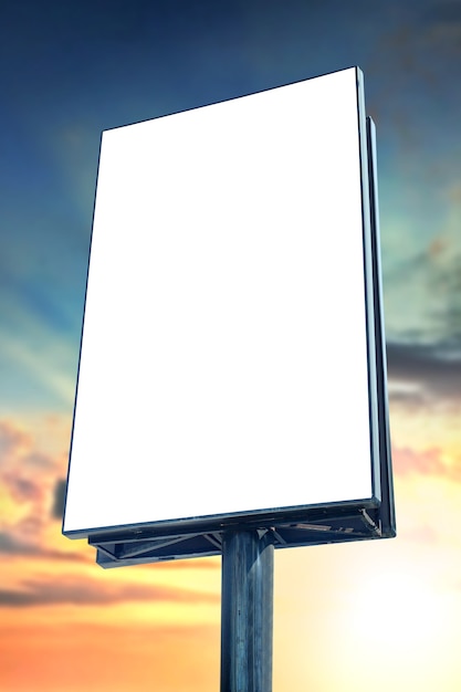 Blank billboard 