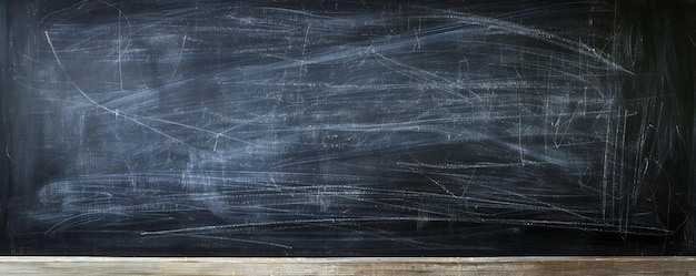 Photo blank black chalkboard background