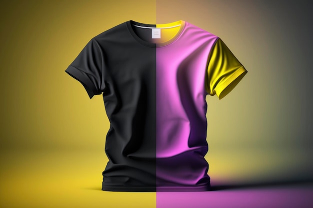 Blank black a t shirt design mockup wallpapers hd wallpapers in the style of post processing ligh