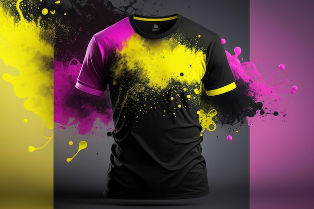 Blank black a t shirt design mockup wallpapers hd wallpapers in the style of post processing ligh