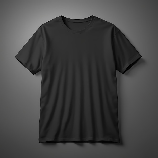 Blank Black TShirt Template