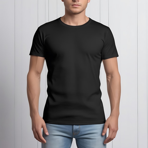 Blank black tshirt