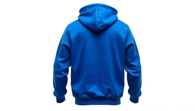 Blank blue mens hooded sweatshirt long sleeve mens hoody with hood for your design mockup for