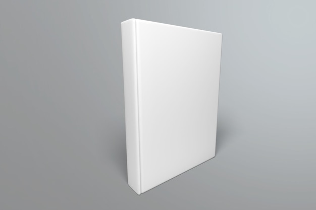 blank book cover template, psd mockup