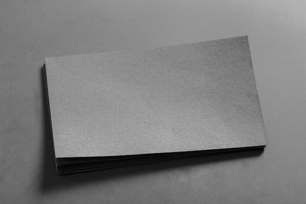 Blank business card mock up