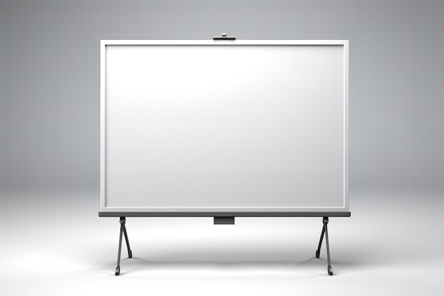 A Blank Canvas A Portable Projector Screen Ready for Presentation on a Clear PNG or White Background