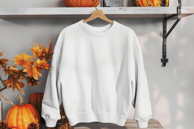 Blank ceramic dinner plate mock up on a hanger thanksgiving theme for celebration concept for or