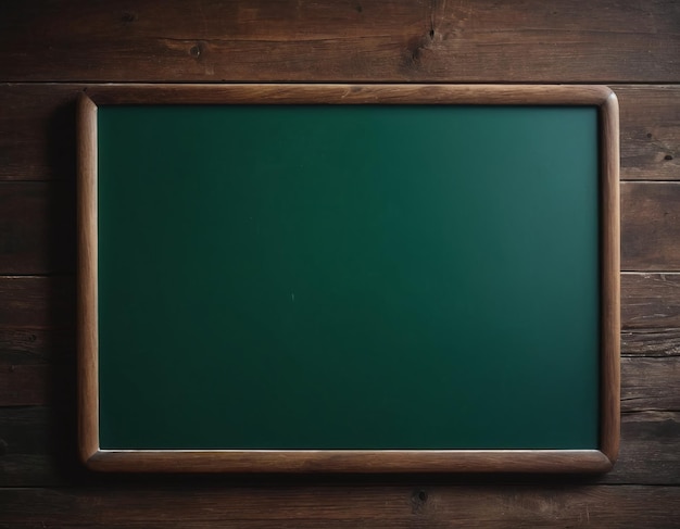 Photo blank chalkboard background education concept