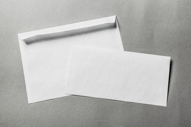 Blank envelopes