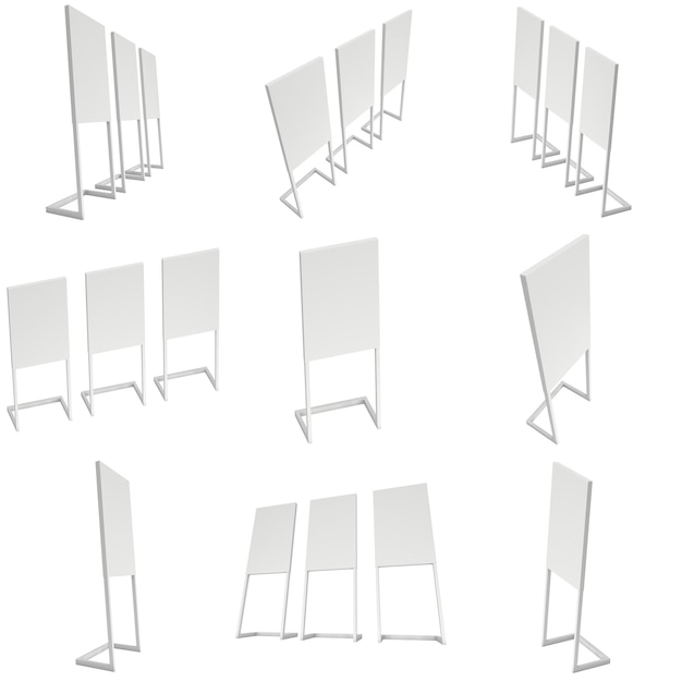 Blank Expo Banner Stand Set