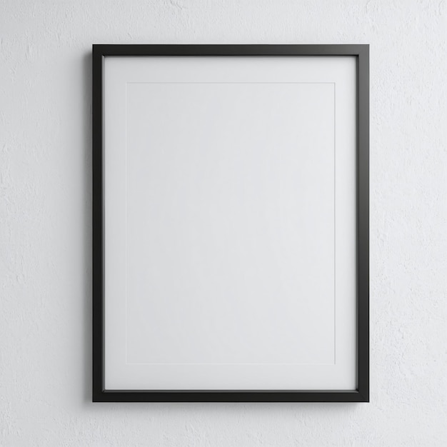 Blank frame mockup template