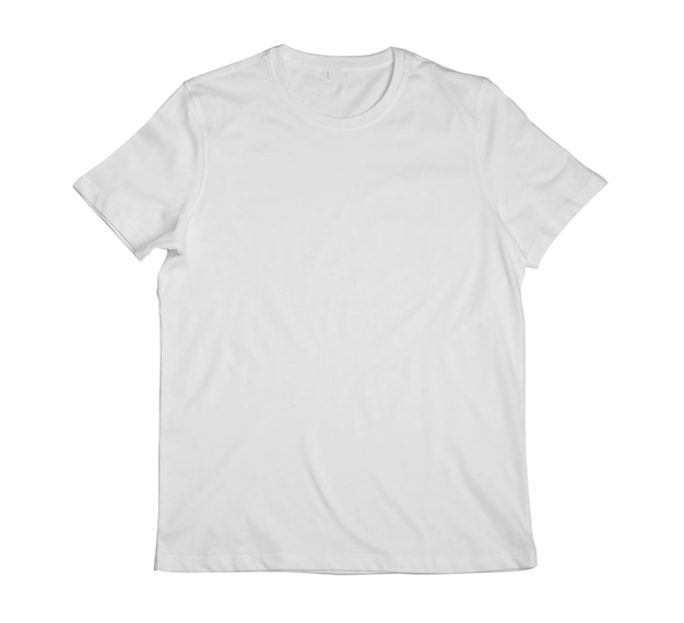 Blank light tshirt on white background