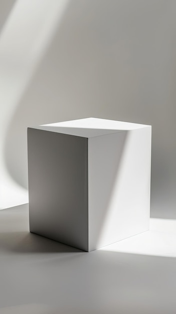 a blank mock up object dimension mock up on background shot in studio