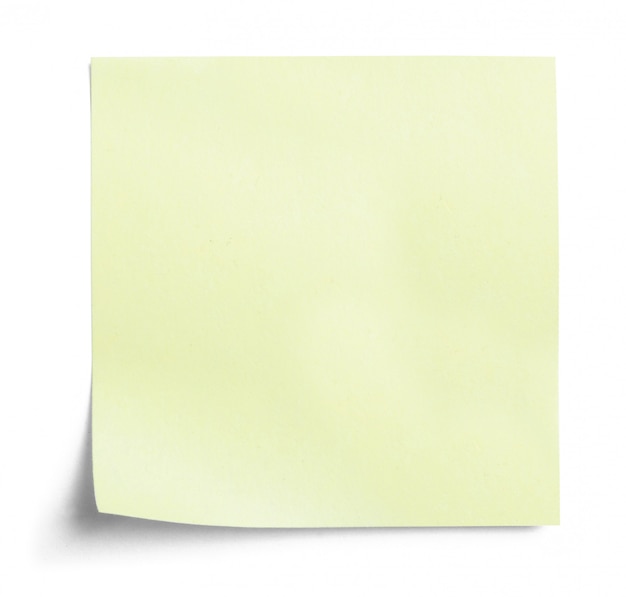 Blank note paper