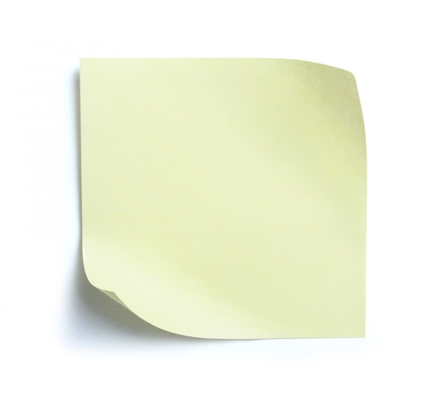 Blank note paper