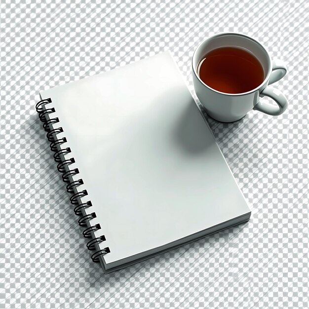 Photo blank notebook mockup