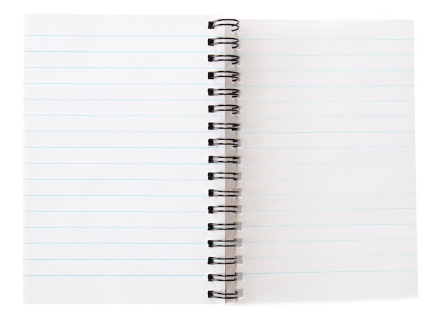 Blank notepad