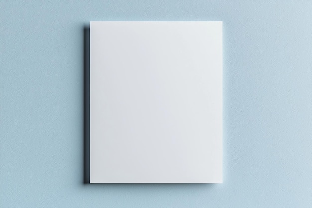 Photo blank paper mockup on isolated background created with generative ai