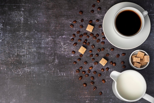 Blank photography of coffee