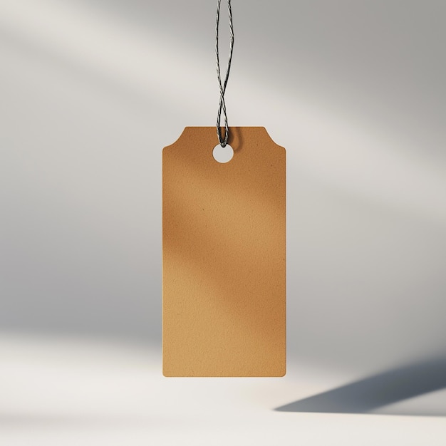 Blank price tag designs mockup Solid background