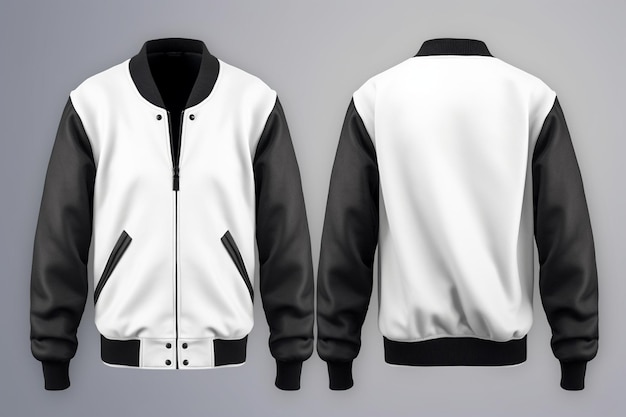 Blank Raglan Jacket Mockup for Custom Graphics and Designs