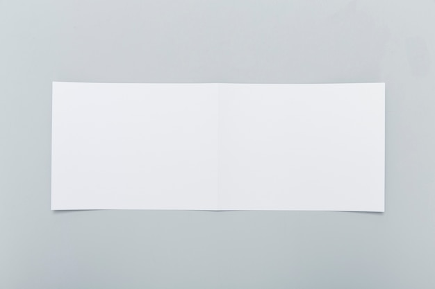 Blank rectangle brochure shape