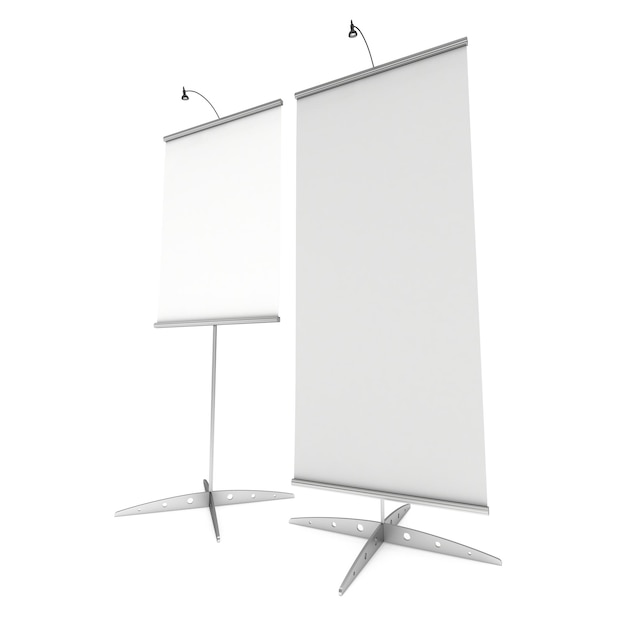 Blank Roll Up Banner Stands