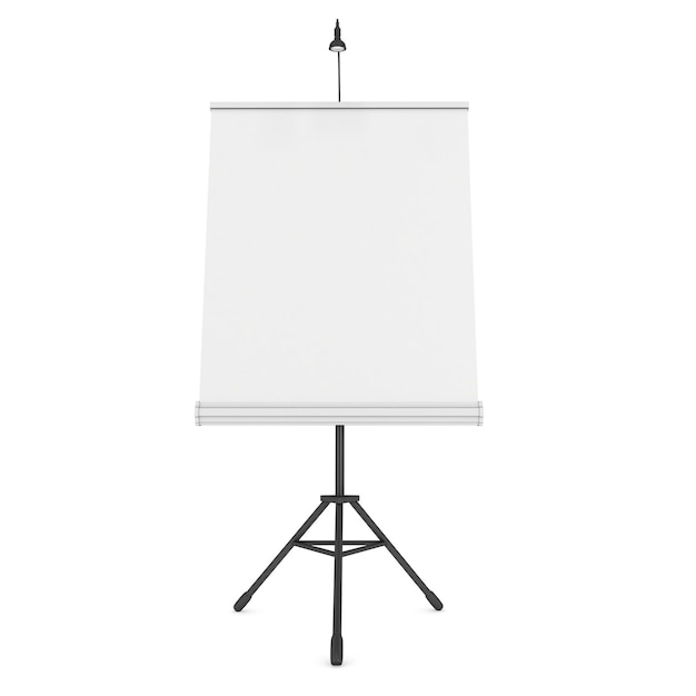 Blank Roll Up Expo Banner Stand on Tripod