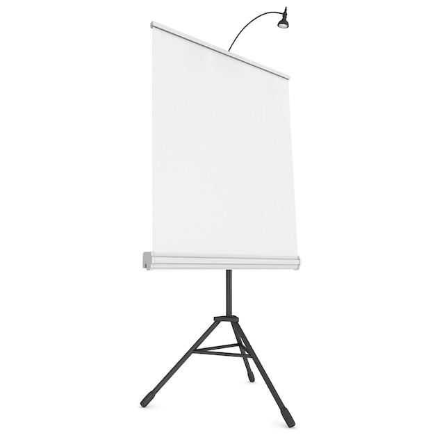 Blank Roll Up Expo Banner Stand on Tripod