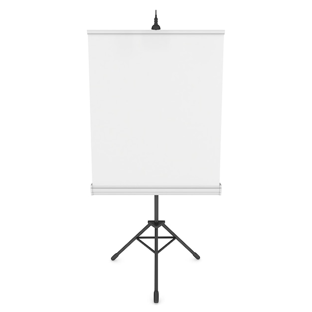 Blank Roll Up Expo Banner Stand on Tripod