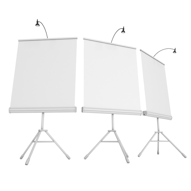 Blank Roll Up Expo Banner Stand on Tripod