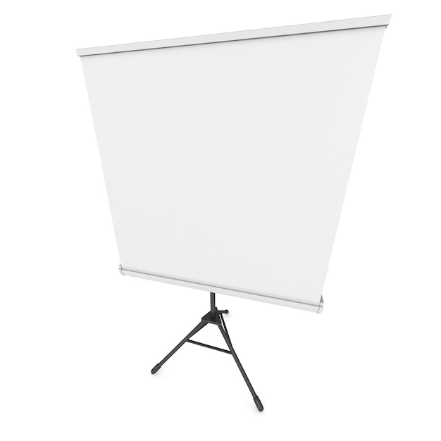 Blank Roll Up Expo Banner Stand on Tripod