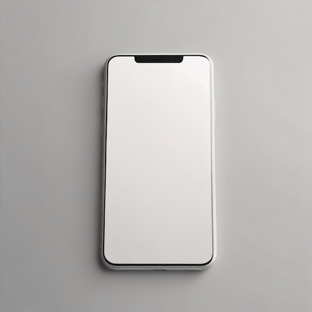 Blank screen mobile mockup