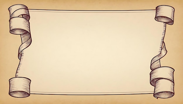 a blank sheet of paper with a line going across it