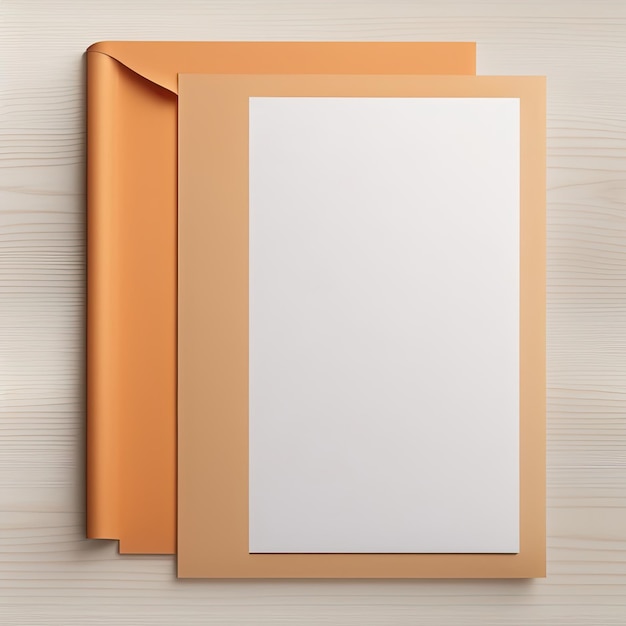 Blank sheet of paper