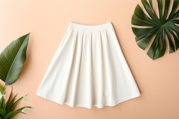 Photo blank skirt plant coathanger miniskirt