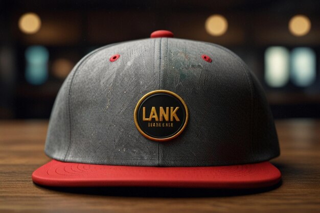 Blank Snapback Cap Mockup Realistic Headwear Template