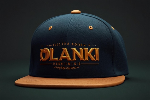 Blank Snapback Cap Mockup Realistic Headwear Template