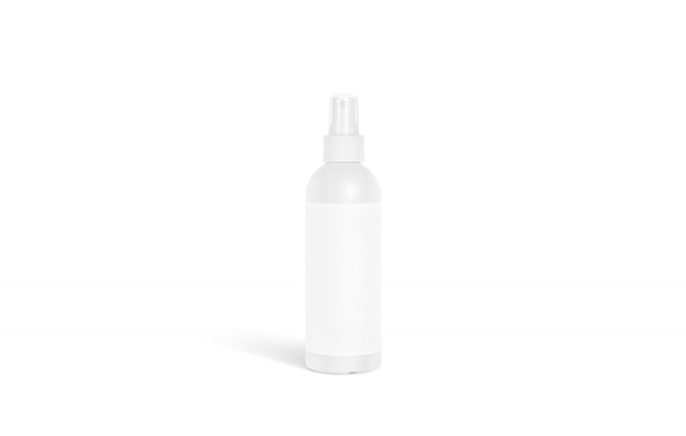 Blank white deodorant bottle  stand isolated