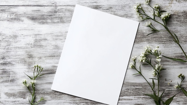 Blank White Envelope on a White Background