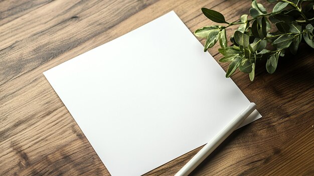 Blank White Envelope on a White Background