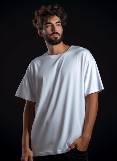 Blank White Plain Tshirt Mockup