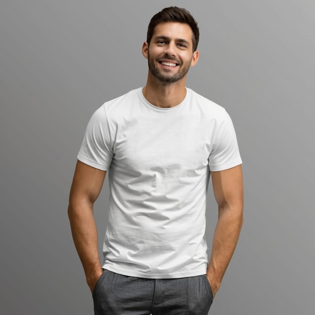 blank white t shirt mockup