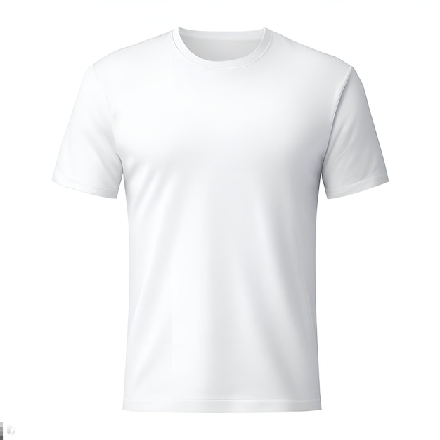 Blank White TShirt Mockup Template