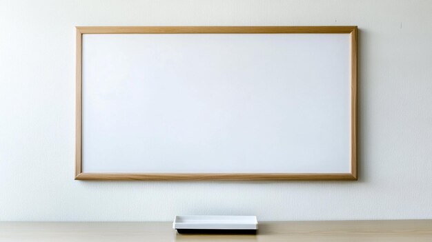 Blank Whiteboard on a Mobile Stand