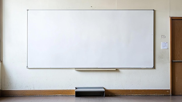 Blank Whiteboard on a Mobile Stand